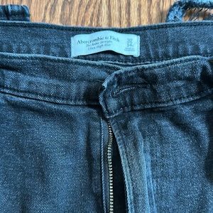 Black straight jeans